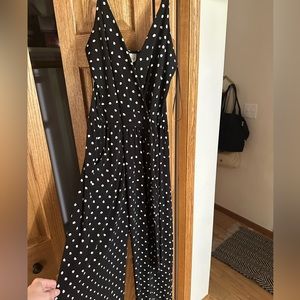 Kaileigh polka dot jumpsuit